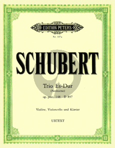 Schubert Trio Es-dur (Notturno) Op.Posth.148 D.897 Violine-Violoncello-Klavier (Klaus Burmeister)