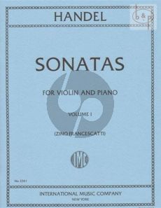 6 Sonatas Vol. 1 (No. 1 - 3) Violin and Piano