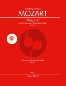 Mozart Kronungsmesse KV 317 SATB soli-SATB-Orchester Partitur (Ulrich Leisinger)