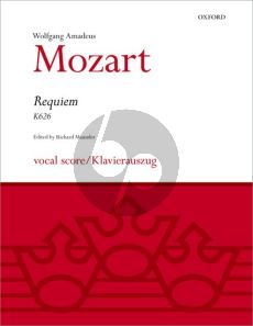 Mozart Requiem KV 626 (SATB[soli]-SATB[choir]-Orch.) (Vocal Score) (edited by Richard Maunder)