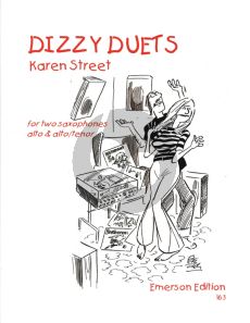 Street Dizzy Duets for 2 Saxophones (AA/AT) (Score/Parts)