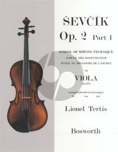 Sevcik School of Bowing Technique Op.2 Vol.1 Viola