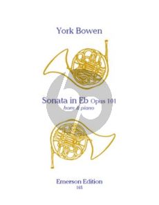 Bowen Sonata E-flat Op. 101 Horn and Piano