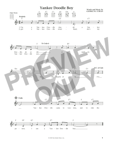 Yankee Doodle Boy (from The Daily Ukulele) (arr. Liz and Jim Beloff)