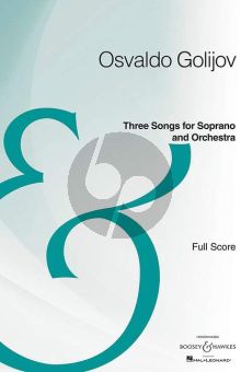 Golijov Three Songs for Soprano and Orchestra (Full score)