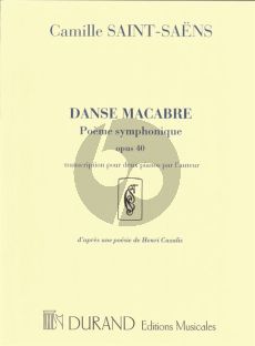 Saint-Saens Danse Macabre (Poème Symphonique) Op.40 2 Pianos