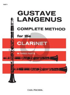 Langenus Complete Method Volume 1 Clarinet