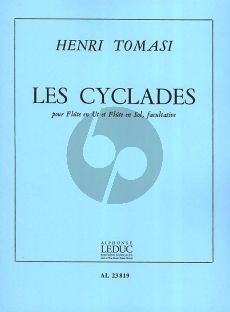 Tomasi Cyclades Flute in C or Alto Flute in G Solo