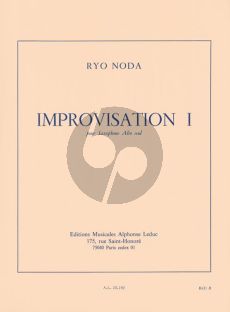 Noda Improvisation I Saxophone alto