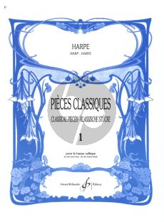 Album Pieces Classiques Vol. 1 Harpe (Odette Le Dentu) (Facile 1)