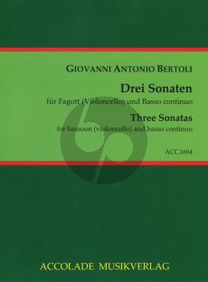 Bertoli 3 Sonaten Fagott-Bc (William Kaplan)