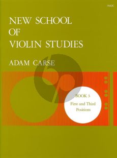 Carse New School of Violin Studies Vol.3