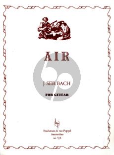 Bach Air for Guitar