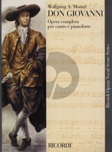 Mozart Don Giovanni Opera for Soli, SATB Choir and Orchestra Vocal Score (Italian)