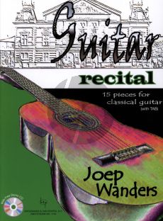 Wanders Guitar Recital (15 Pieces for Classical Guitar) (With TAB) (Bk-Demo Cd)
