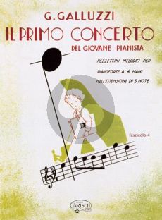 Galluzzi Il Primo Concerto Vol.4 Piano 4 hds