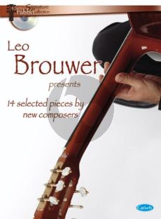 Leo Brower Presents 14 Selected Modern Compositions Guitar (Bk-Cd) (edited Roberto Fabbri)