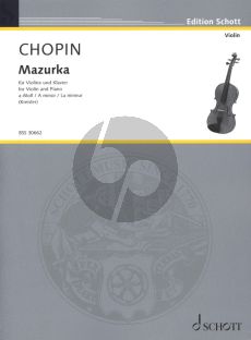 Chopin Mazurka a-moll Op. Posth fur Violine und Klavier (Bearbeitet von Fritz Kreisler)