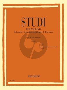 Perlini Studi per Violino Vol. 1 1 - 3 Positions (from Elementary to Kreutzer Studies)