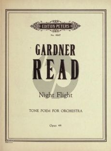 Read Night Flight Op.44 - A Tone Poem for Orchestra Score
