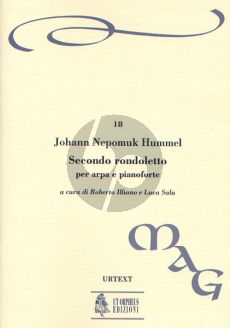 Hummel Rondoletto No.2 Harp and Piano (Score/Parts) (Roberto Illiano and Luca Lévi Sala)