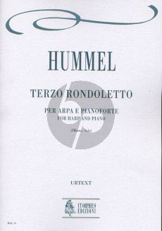Hummel Rondoletto No.3 Harp and Piano (Score/Parts) (Roberto Illiano and Luca Lévi Sala)