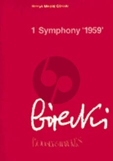Gorecki Symphony No.1 Op.14 Study Score (1959)