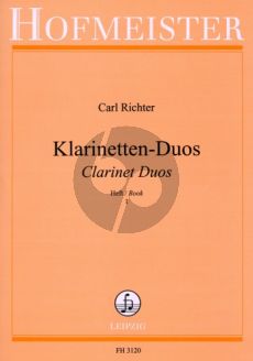 Richter Leichte Duette Vol.1 2 Klarinetten