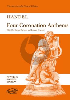 Handel 4 Coronation Anthems Vocal Score (edited by Donald Burrows and Damian Cranmer)