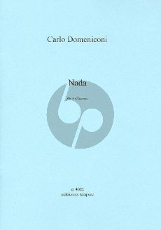 Domeniconi Nada for 4 Guitars (Score/Parts)