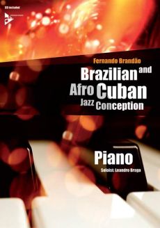 Brandao Brazilian and Afro-Cuban Jazz Conception (Piano) (Bk-Cd)
