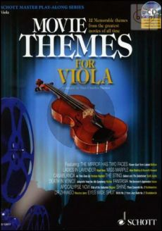 Movie Themes (Viola-Piano) (Bk-Cd) (CD with Full Performance-Play-Along and piano part to print)