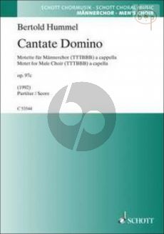 Cantate Domino (Motet) Op.97c (TTTBBB)
