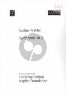 Symphony No.2 (Orch.-Mixed Choir-Sopr. and Alto Solo) (1894 rev.910)