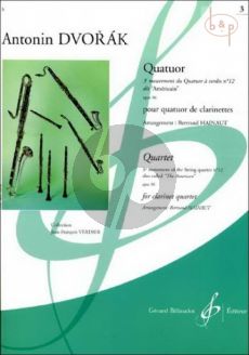 Quatuor (3rd. Mov. from String Quartet Op.96) (Score/Parts) (arr. Betrand Hainaut)