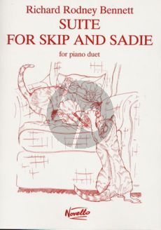 Bennett Suite for Skip and Sadie (1986) for Piano 4 Hands