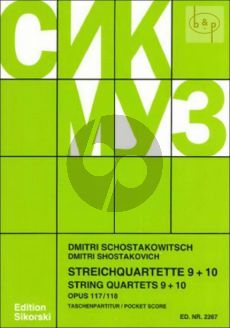 Streichquartette No. 9 - 10 Studienpartitur