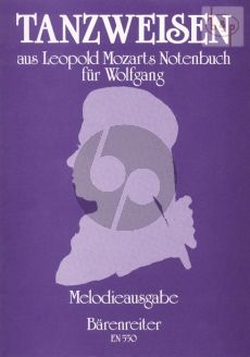 Tanzweisen aus L.Mozart's Notenbuch fur Wofgang