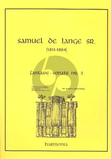 Lange Fantasie-Sonate No.3 Orgel (ed. Joachim Dorfmueller)
