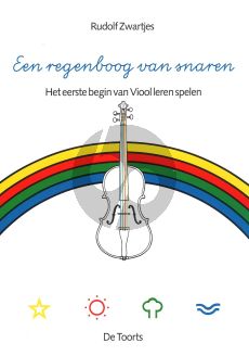 Zwartjes Een Regenboog van Snaren Viool (Het eerste begin van viool leren spelen)