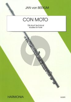 Beekum Con Moto Flute (106 Short Technical Studies)