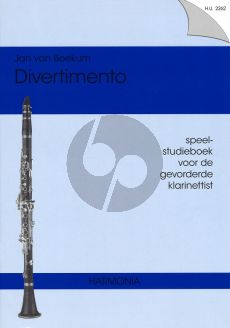 Beekum Divertimento (Studieboek gevorderde Klarinettist)