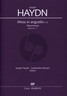 Haydn Missa in Angustiis 'Nelson-Messe' Hob.XXII:1 fur Soli-Chor und Orchester Klavierauszug (Latin) (edited by Wolfgang Hochstein)