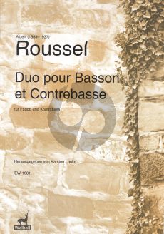 Roussel Duo Basson et Contrebasse (Score/Parts)