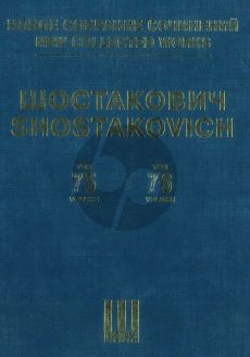 Shostakovich Motherland, My Native Leningrad (1942) Op.63 Suite for Soloists, Choir and Orchestra Score