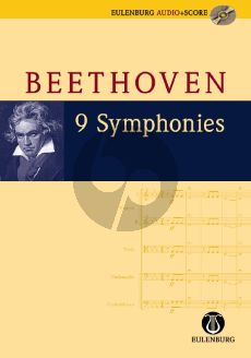 Beethoven 9 Symphonies Study Score (Score with Audio) (edited by Richard Clarke)