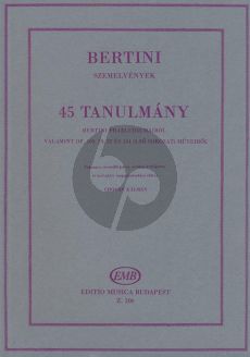 Bertini 45 Studies Piano (Kálmán Chován)