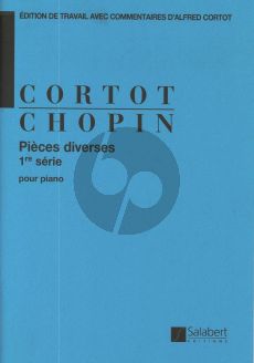 Chopin Pieces Divers vol.1 piano (edition par Alfred Cortot)