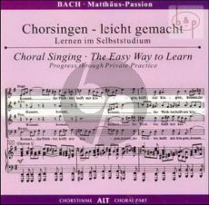 Matthaus Passion BWV 244 Alt Chorstimme