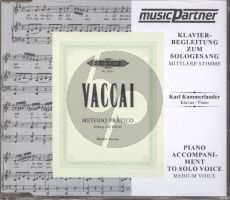 Vaccai Metodo Pratico for Mezzo/Medium Voice (This is the Cd Only)